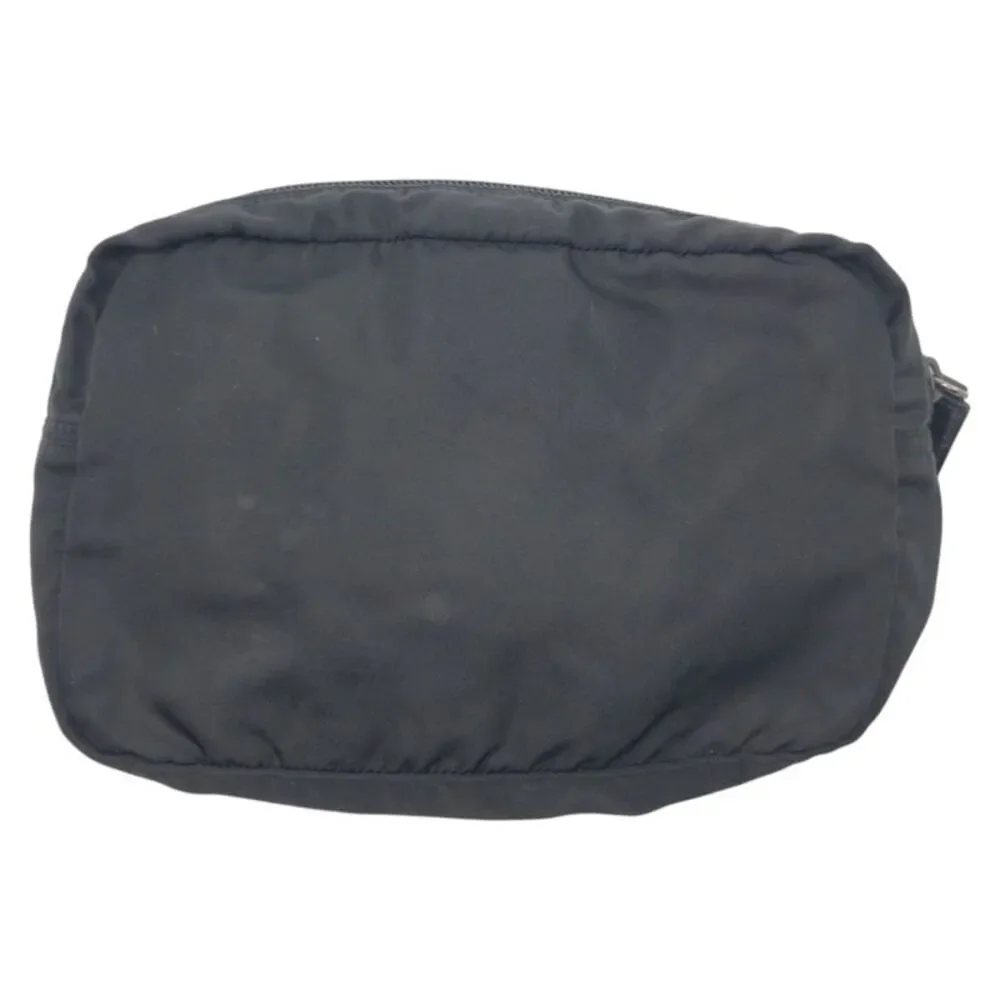 Prada Tessuto Triangle Logo Pouch